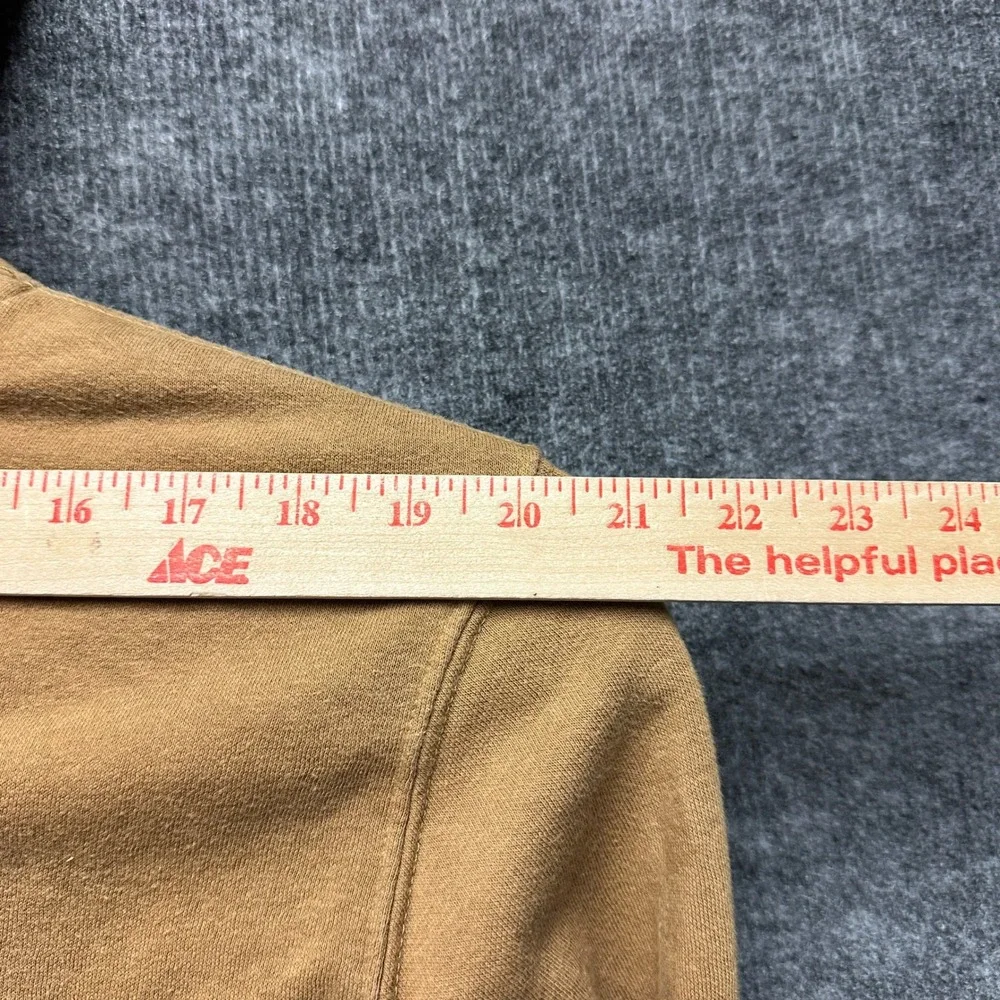 The North Face Mens Brown Mountain Graphic Pullover Hoodie Size M Regular Fit